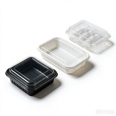 Visual Clear PET Food Blister Box Retail Shelf Display Multi Compartment Container for Pastry Snack Packaging