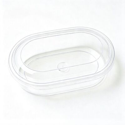 Customizable Clear Food Blister Box Multi Compartment With Lid for Snack Nut Pastry Outer Packaging Container