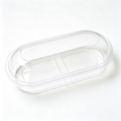 Clear Multi Cavity Food Grade Blister Box Factory Custom Compartment Structure for Candy Dried Snack Tray