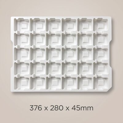 ESD Safe Blister Tray Customized PET ABS PP PC Material IC Chip Tray for Semiconductor SMT Assembly Factory Direct Supply