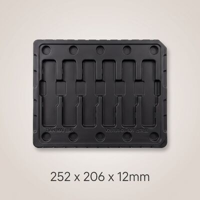 Factory Direct OEM Thermoformed Blister Tray PET/ABS/PP/PC Anti Static IC Tray Semiconductor SMT Electronic Components Packaging