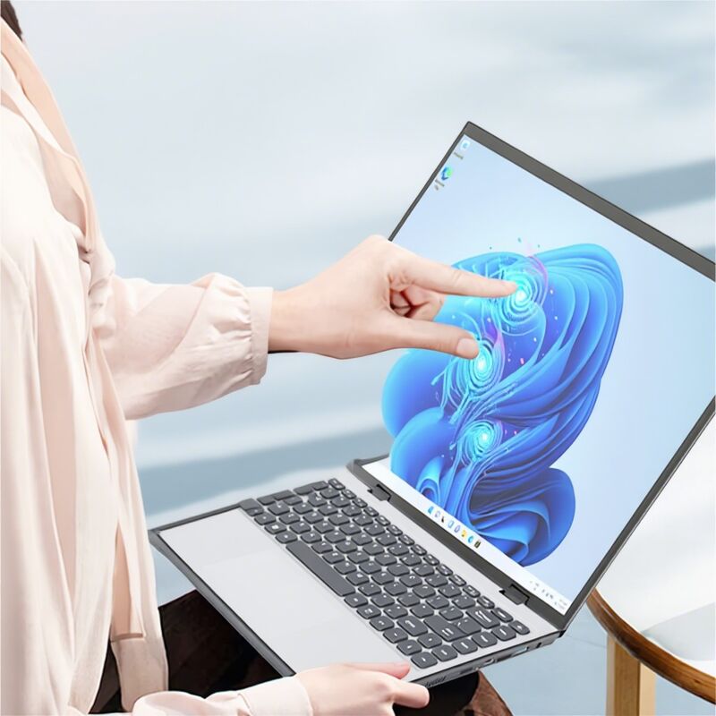 14inch IPS Display Business Laptop Thin Light Highperformance Gaming Notebook SSD Storage for Gaming Office Student Use