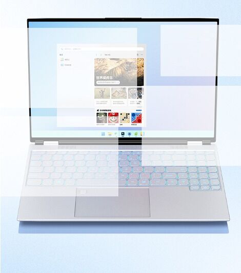 Flagship 15.6inch IPS Ultrathin Laptop with SSD and Camera for Students Business Office Use Windows 11/10