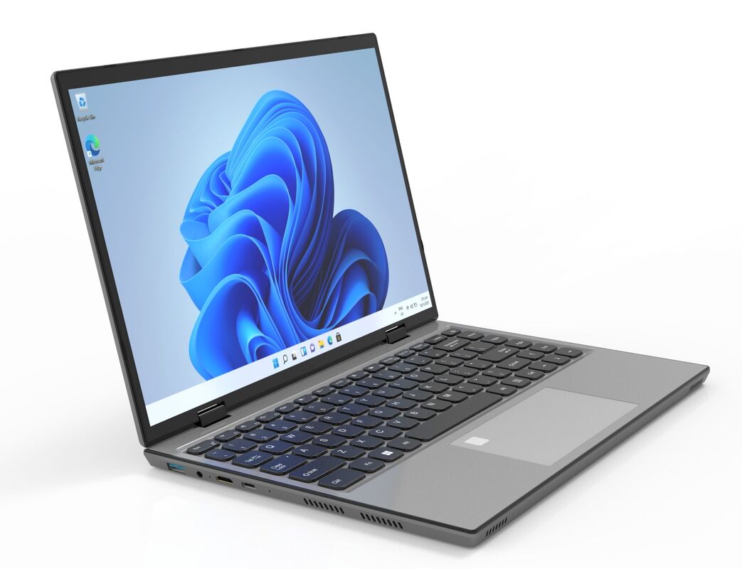 New 14inch Business Laptop 360 Degree Flip Intel Celeron Quad Core 512GB 1024GB  2TB SSD DDR4 IPS Display Windows 11 OS