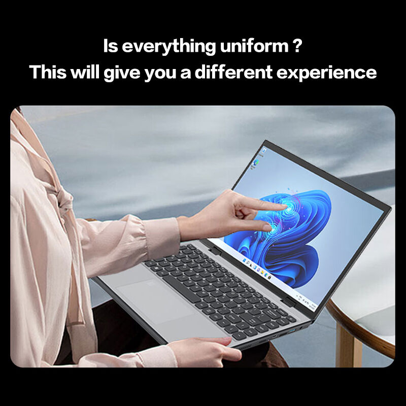 New 14inch Business Laptop 360 Degree Flip Intel Celeron Quad Core 512GB 1024GB  2TB SSD DDR4 IPS Display Windows 11 OS