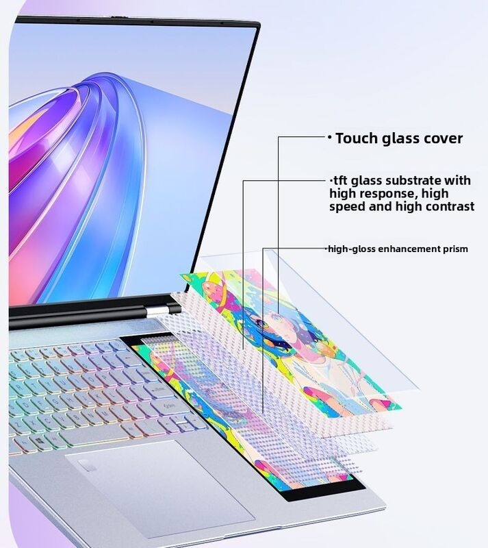 New High Density Battery Intel Celeron Quad Core 15.6inch and 7inch IPS Display SSD Storage Win11/Win10 DualBand WiFi 7 English