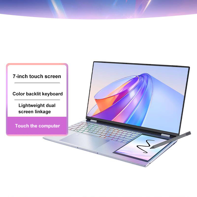 New High Density Battery Intel Celeron Quad Core 15.6inchand7inch IPS Display SSD Storage Win11 Win10 Dual Band WiFi  English