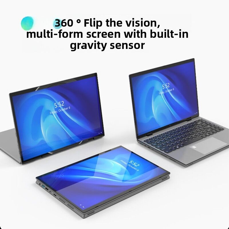 14Inch Touch Screen Yoga Intel N95 Aluminum 360 Transformer Laptop Guangdong Origin Plug Design
