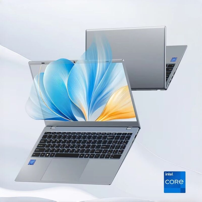 Manufacturer Hot Sell 15.6 Inch Notebook Computer with Intel Quad Core 16GB RAM 2TB SSD Fan Copper Tube Cooling for Office