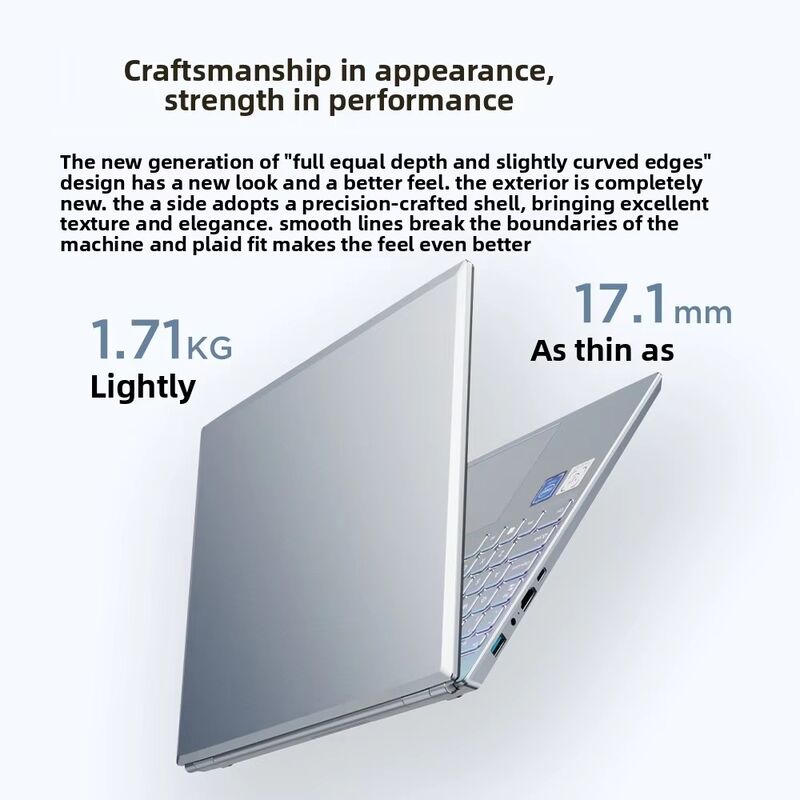 Wholesale High Quality 16 Inch Notebook Computer with Intel Quad Core 2.90GHz 16GB RAM 1TB SSD Intel UHD Graphics for Office