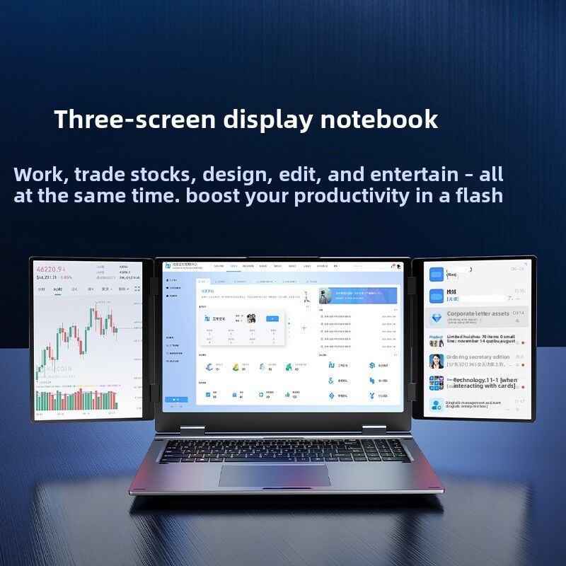 OEM Tri Screen Intel I7 Ultrabook 12 Core 16 Thread 4.7GHz 32GB DDR4 SSD Business High Performance New English