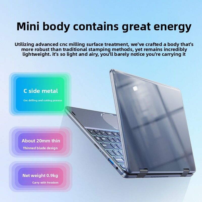 Aether  Factory Notebookcomputer 11Inch IPS Business UltraThin Portable Laptop Windows 10 11 Intel N100 Narrow Bezel