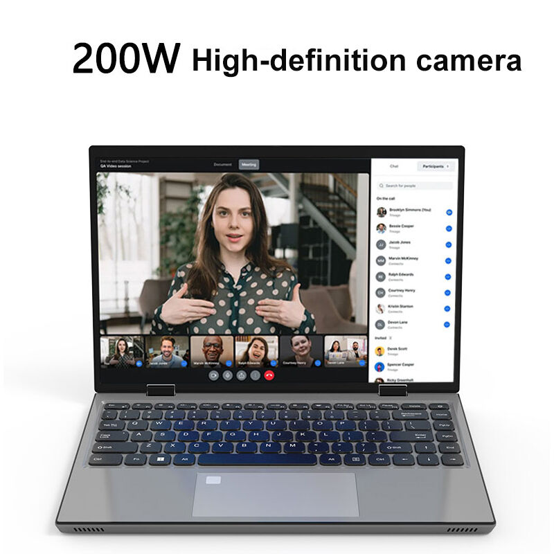 New Original 14 Inch Touch Screen Yoga Laptop 200W High-Definition Camera Intel Celeron N95 IPS Panel Durable Metal Body US