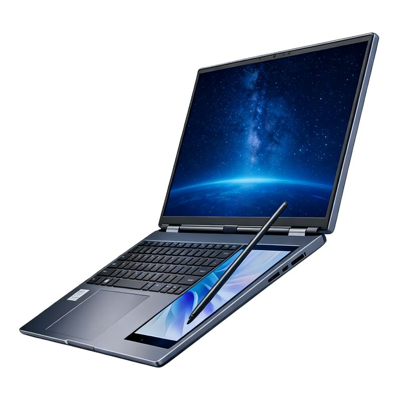 Aether 2026 Customizable 15.6Inch 7Inch Touch Screen Student Laptop Intel Celeron QuadCore SSD DDR4 Win 10 11 English IPS Camera