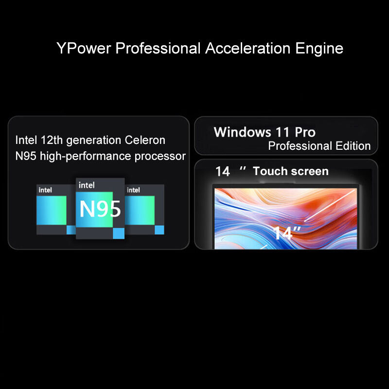Brand New Intel Factory Laptops 14 Inch Touchscreen 360 Transformer Laptop 16GB RAM 1TB SSD Windows 11 Pro US Plug