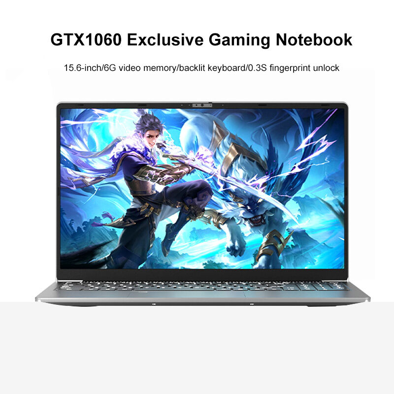 Hot Sale 15.6 Inch 1920*1080 GTX1060 6GB Gaming Laptop 32GB DDR4 512 GB 1TB 2TB SSD Portable Gaming Laptop