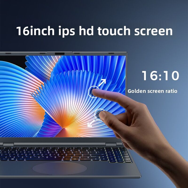 OEM New 16inches Touchscreen Laptop Intel CoreI3  DDR4 High Performance Cooling Business Notebook Windows 10 11 Backlit Keyboard