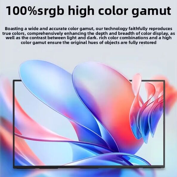 21.4Inch 100Hz 6ms IPS Portable Display with Built-in Speaker and Type-C Interface for Laptop and Console Expansion