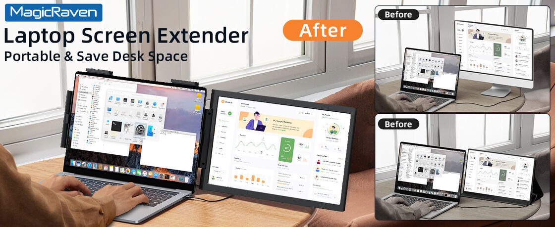 14 Inch Universal Portable Extended Combination Display for Laptop Home Entertainment Design Work