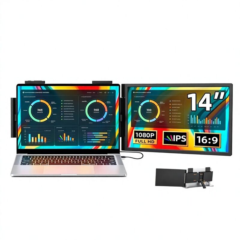 High Cost Performance Source Factory 14Inch 16:9 LED Portable Right Screen Laptop Extension Display