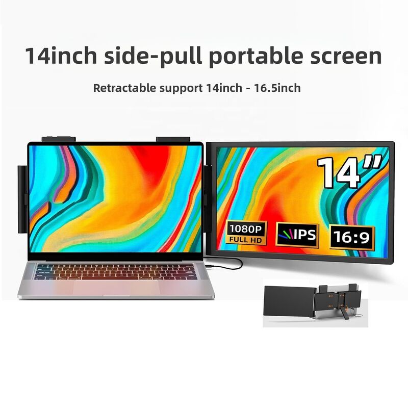 Wholesale High Cost Performance 14Inch LED Backlit Display Custom Laptop External Expansion Sub Screen