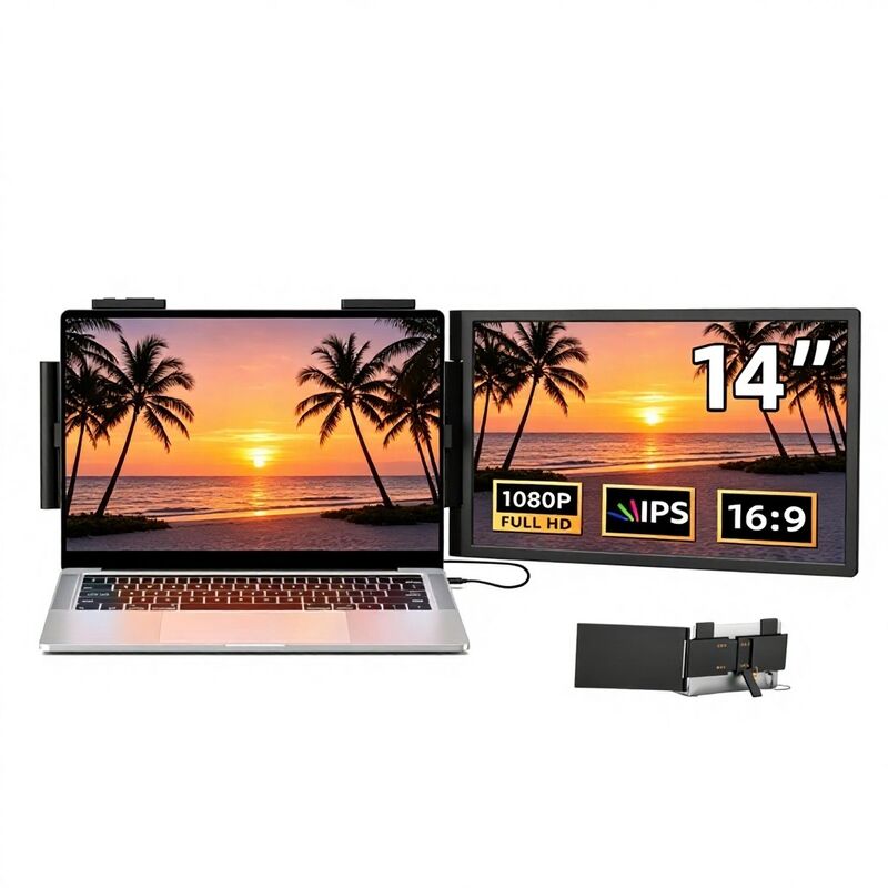 Customizable High Cost Performance 14Inch Laptop Expansion Display LED Backlit Factory Direct Supply