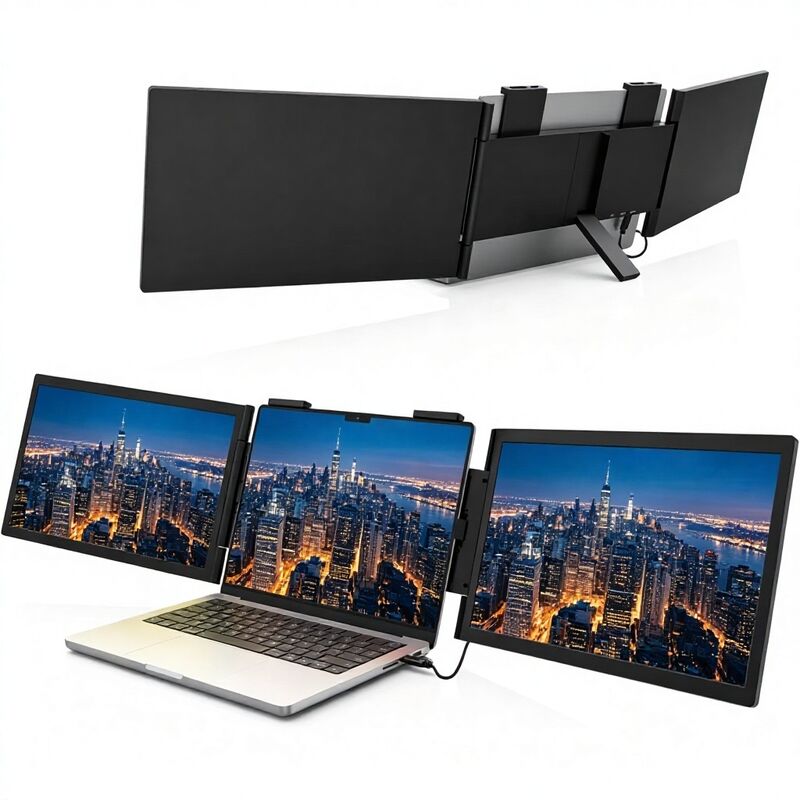 New Customizable 14Inch Dual Portable Display 6ms LED Backlit Factory Wholesale Supply for Trading