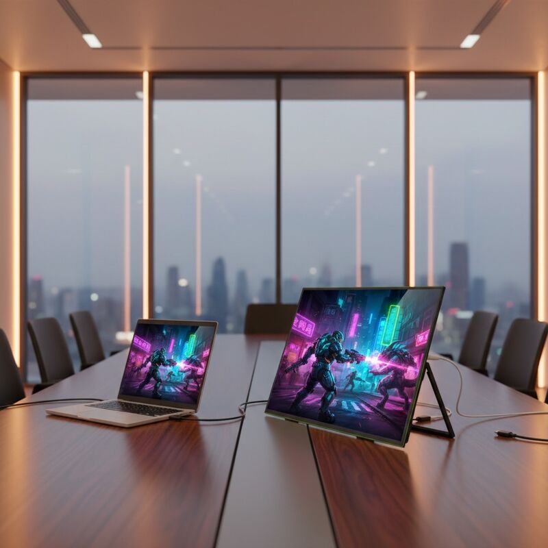 2026 New Portable Monitor with Adjustable Stand 100Hz 6ms Response Extended Mode Working for PC