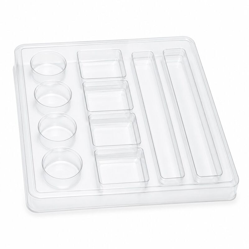 Customized PET Blister Tray  Eco Friendly Clear Plastic Inner Liner Custom Packaging Insert for Electronics  Hardware