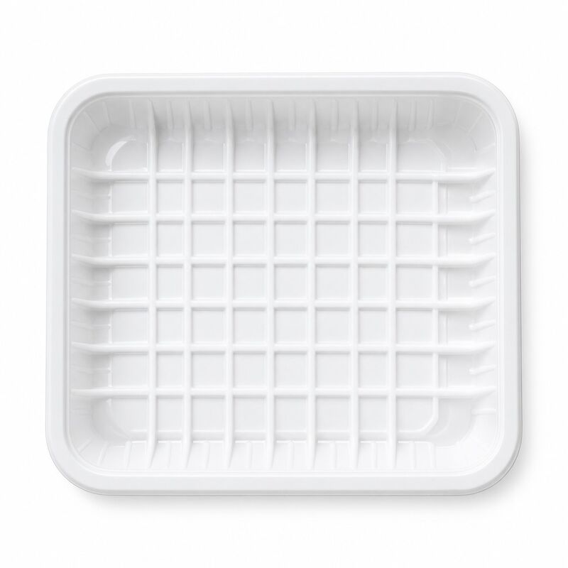 Disposable PET Fresh Food Tray Thickened Thermoformed Blister Box for Fruit Meat Vegetable Supermarket Pet Container for Food