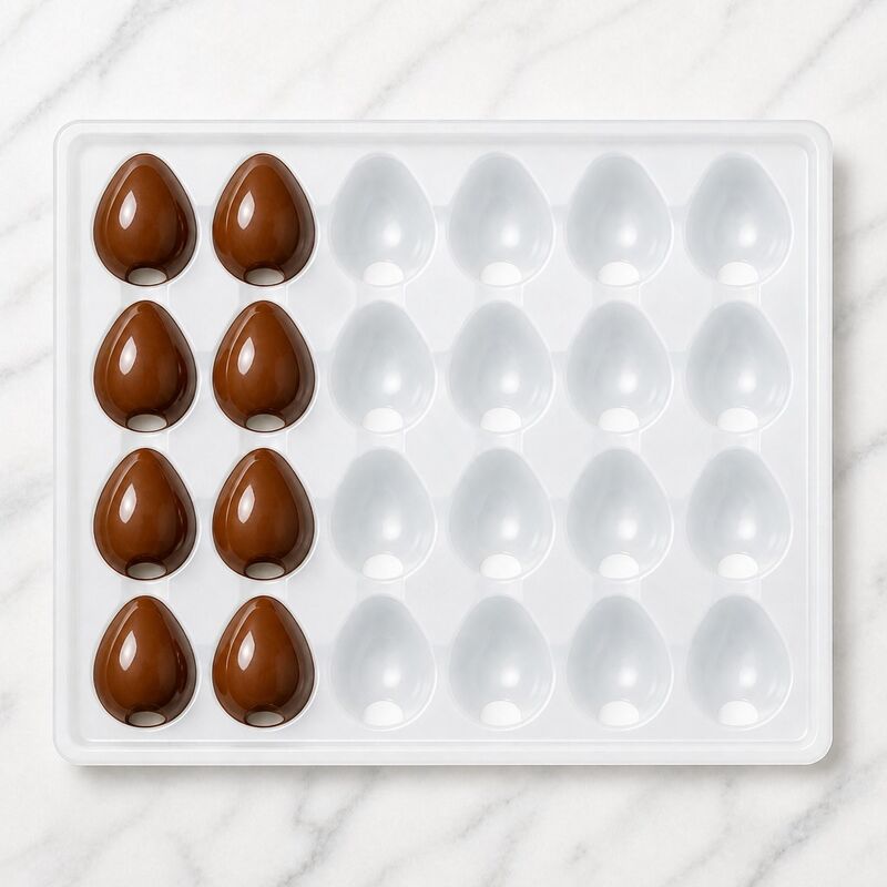 Transparent Blister Packaging Box for Chocolate With Plastic Inner Tray Food Container Custom Pet Container for Food
