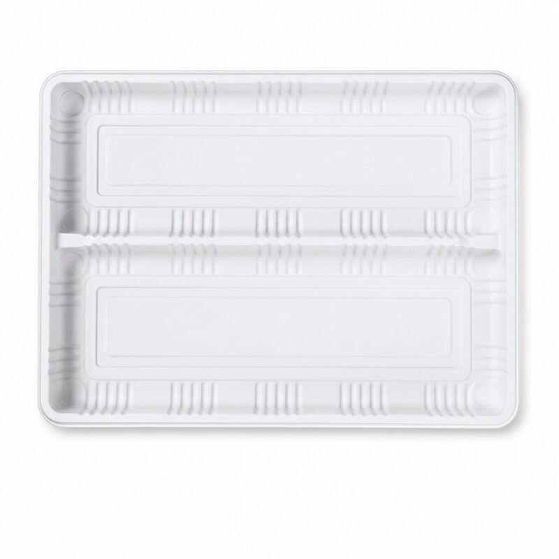 Disposable PET Fresh Food Tray Thickened Thermoformed Blister Box for Fruit Meat Vegetable Supermarket Pet Container for Food