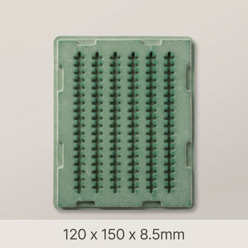 Custom Green Flocked Board for Electronic Components Packaging Protection Polystyrene Sheet Wholesale and Factory Use