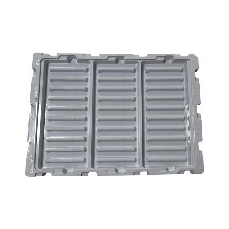 Custom Anti Static Turnover Tray for IC Chip Components Packaging Thermoformed ESD PET Blister Tray