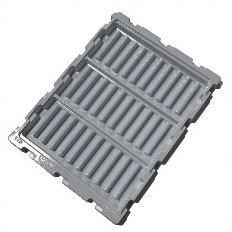 Custom Anti Static Turnover Tray for IC Chip Components Packaging Thermoformed ESD PET Blister Tray