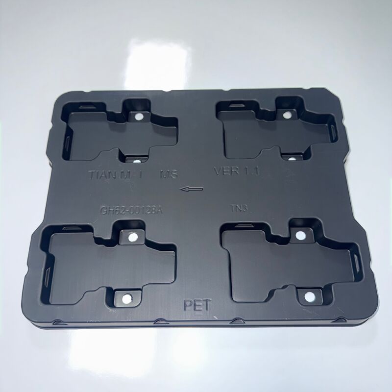 PET Blister Tray  Safe Custom Thermoformed Packaging Tray For Electronic Components OEM Molded Design