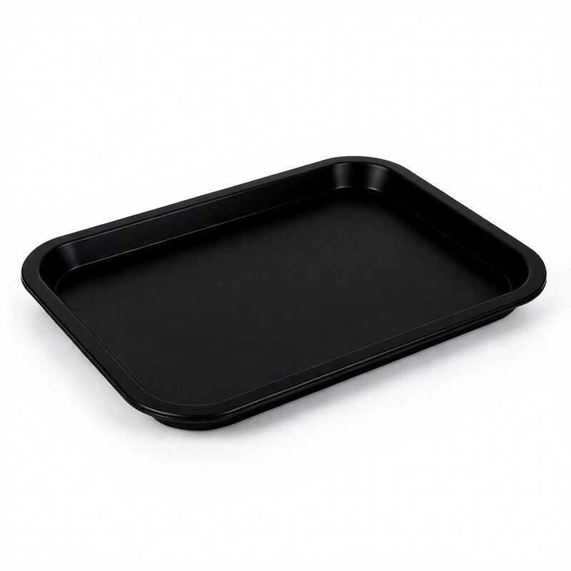 Impact Resistant Thick Plastic Catering Tray Rectangular Hotel Canteen Fast Food Shop Food Serving Tray
