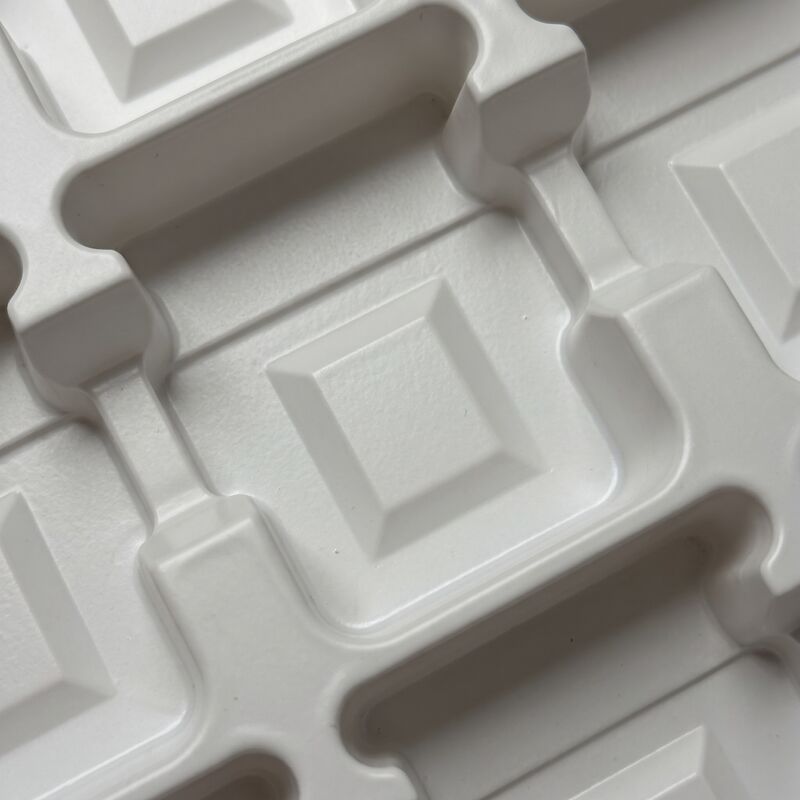 White Blister Tray PS  Scratch Resistant Shock Absorption Industrial Turnover Packaging Tray