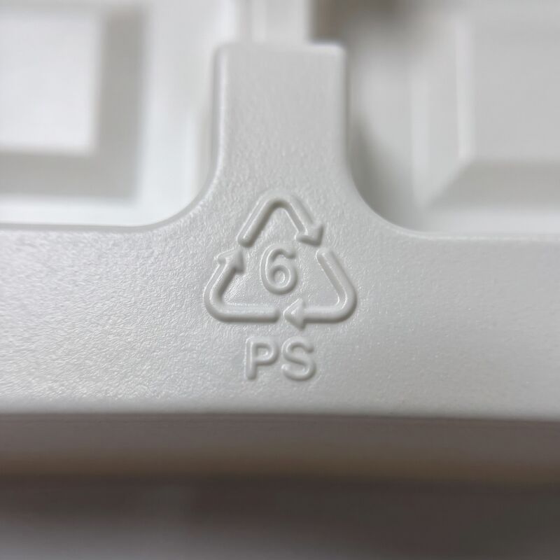 White Blister Tray PS  Scratch Resistant Shock Absorption Industrial Turnover Packaging Tray
