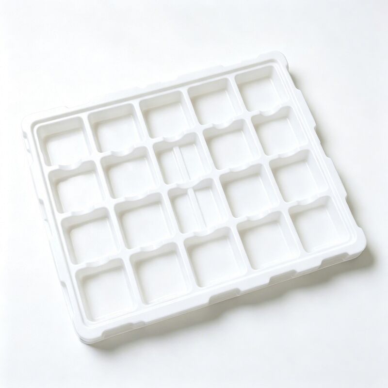 White Blister Tray PS  Scratch Resistant Shock Absorption Industrial Turnover Packaging Tray