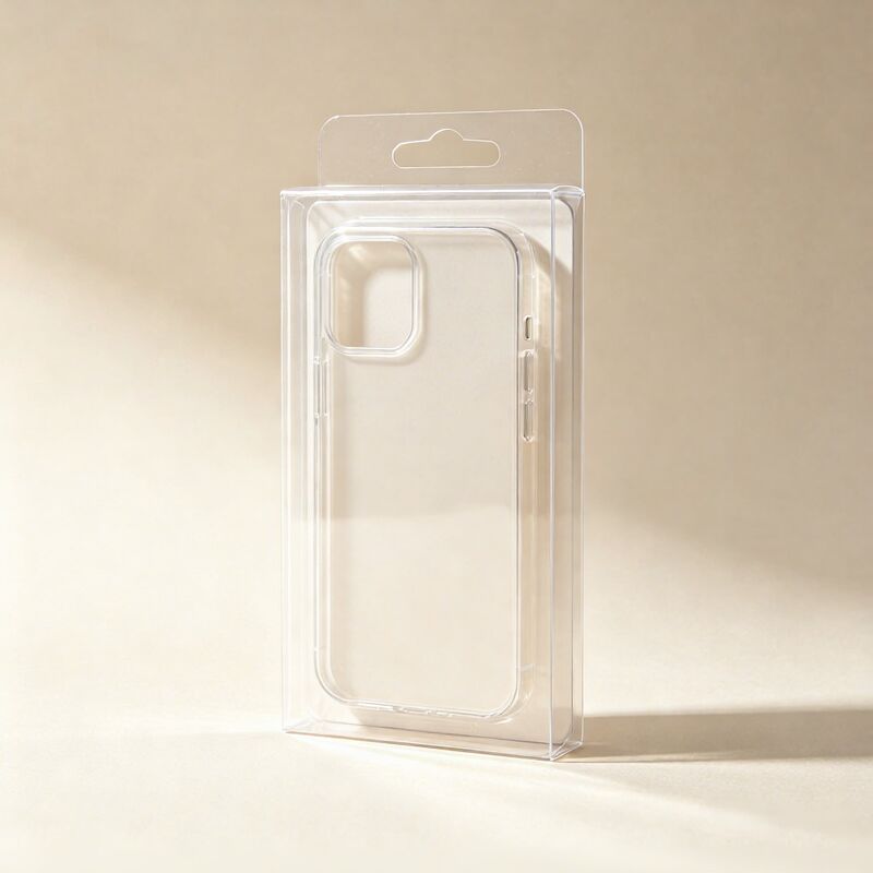 Customizable PET/PP Blister Clamshell Box with Clear Hang Hole for Phone Case Display-Supermarket Retail Packaging
