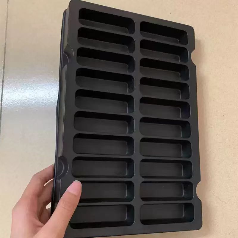 Anti-Static ESD PP Tray Blister Tray for Electronic Products Custom Shape Packaging Conductive