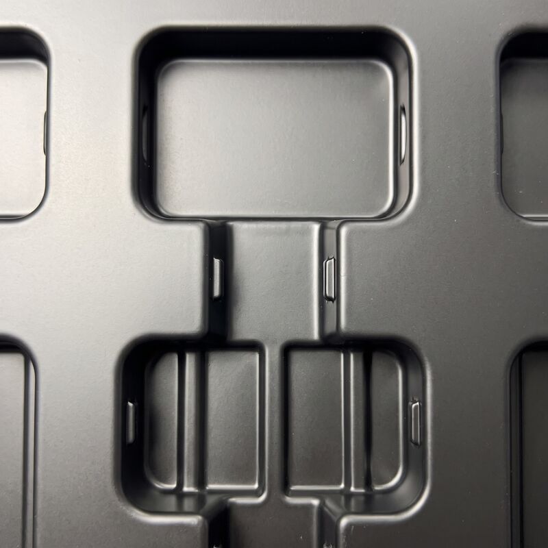 Custom Thickened PS Black Blister Tray  Blister Base Insert for Electronic Components Packaging