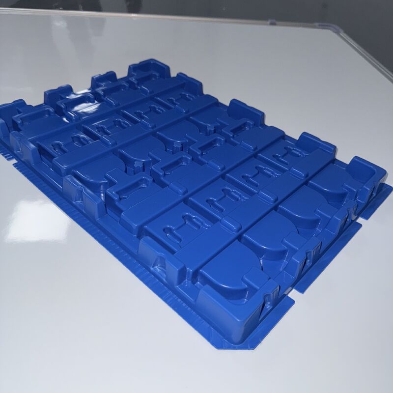 1.5mm Thickness Anti-static ABS Storage Tray Blue ESD Safe for Electronics PCB Assembly Custom Made Environmental Protection