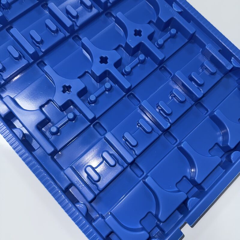 1.5mm Thickness Anti-static ABS Storage Tray Blue ESD Safe for Electronics PCB Assembly Custom Made Environmental Protection