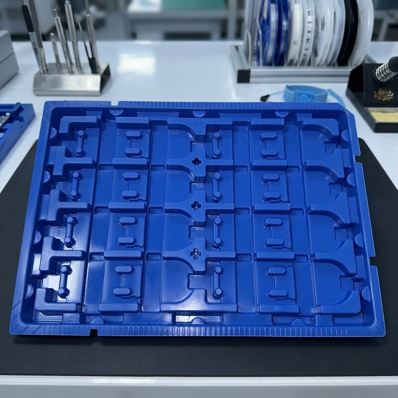 1.5mm Thickness Anti-static ABS Storage Tray Blue ESD Safe for Electronics PCB Assembly Custom Made Environmental Protection