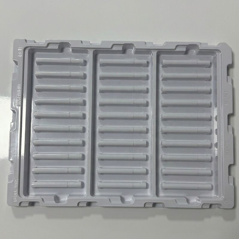 Opaque Yellow Anti Scratch PET Blister Insert Tray Factory Custom for Chip Mainboard Semiconductor Consumer Electronics
