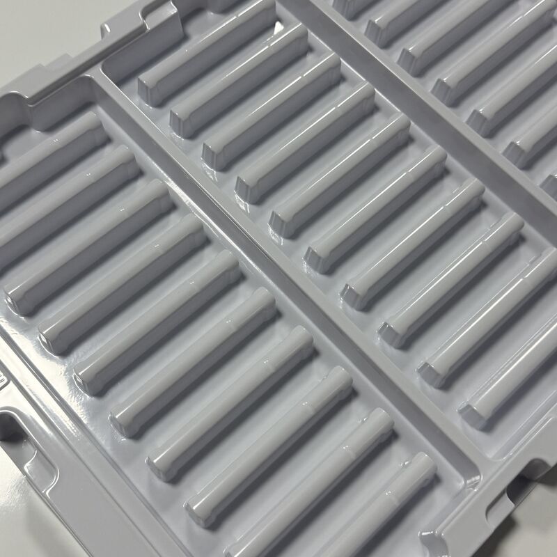 PET Tray 0.8mm Thickness Plastic Blister Tray for Electronic Components Custom Made Containers