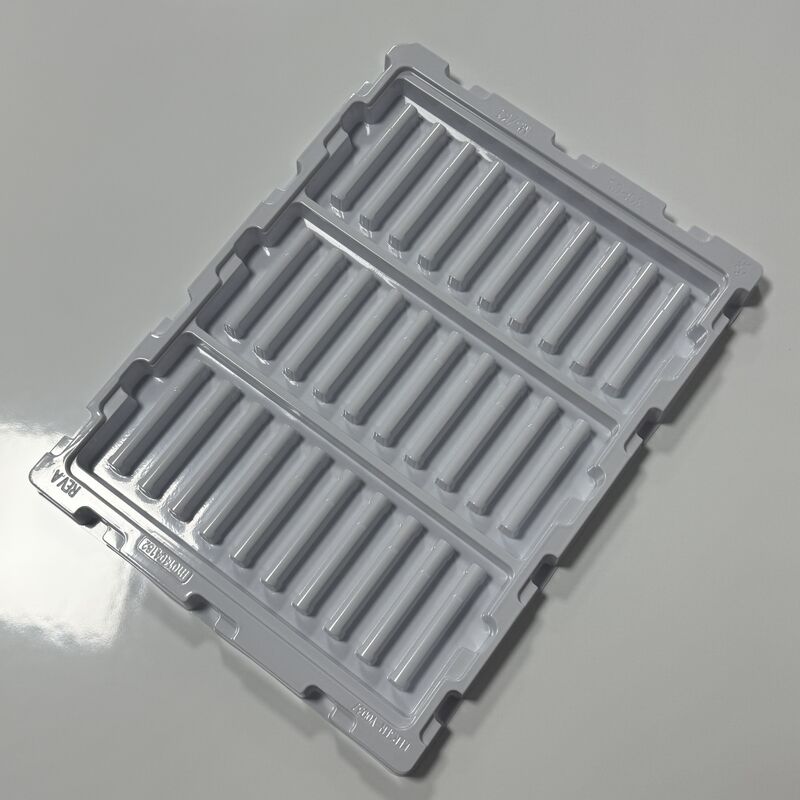 PET Tray 0.8mm Thickness Plastic Blister Tray for Electronic Components Custom Made Containers
