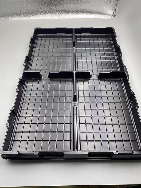 Custom Thermoformed Blister Insert Tray PET ABS PP PC Anti-Static Electronic Precision Parts Storage Customizable Embossed